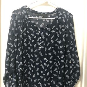 Beautiful navy blouse